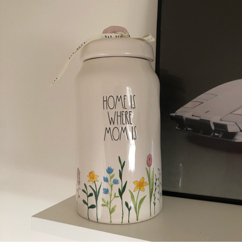 Rae Dunn Home is Where Mom is canister